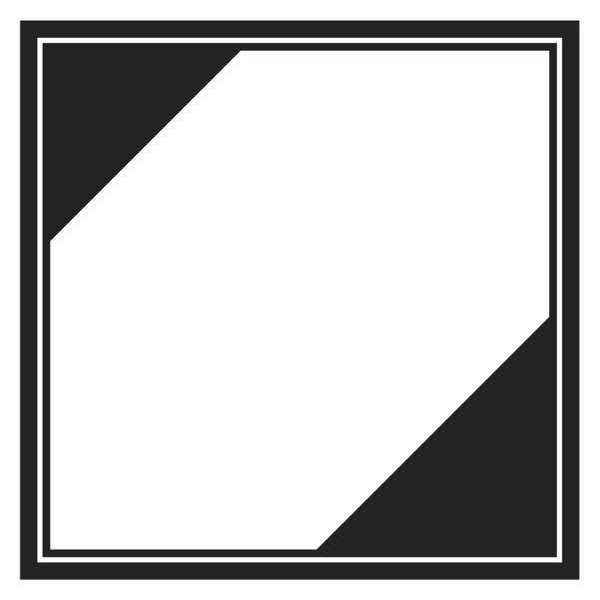Tape Logic Labels, "Regulated, 4 1/4" x 4 1/4", Black/White, 500/Roll