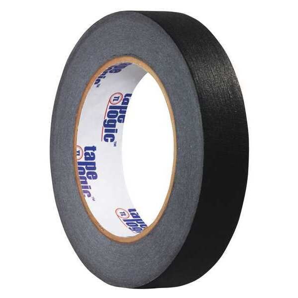 Masking Tape, 1x60 yd., Black, PK36, 1" W x 60 yds L, Black, 36 PK