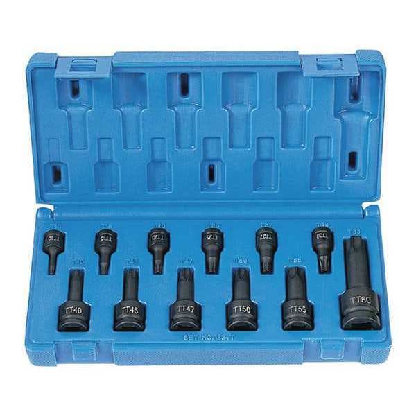 1/4", 3/8" Drive Torx(R), 12 pcs