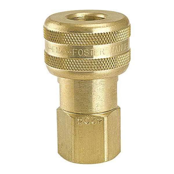 Industrial Interchange, Sckt, Brass, 3/8"