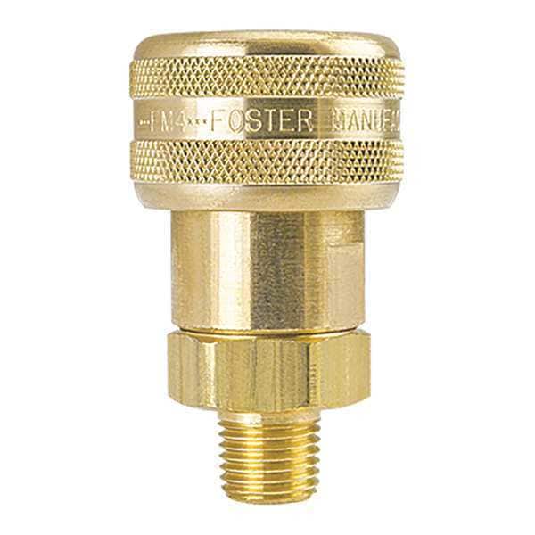 Auto Socket, 3/8" MPT, Brass