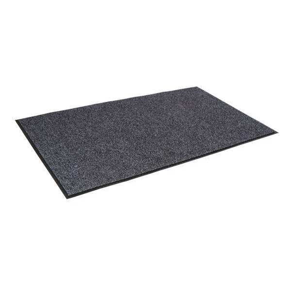 Heavy Duty Carpet Mat, Carpet, Charcoal, 3' W x 4' L