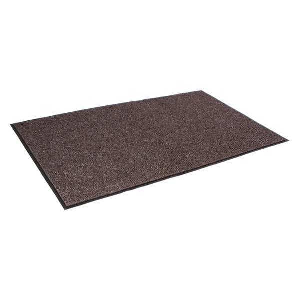 Heavy Duty Carpet Mat, Carpet, Brown, 3' W x 5' L