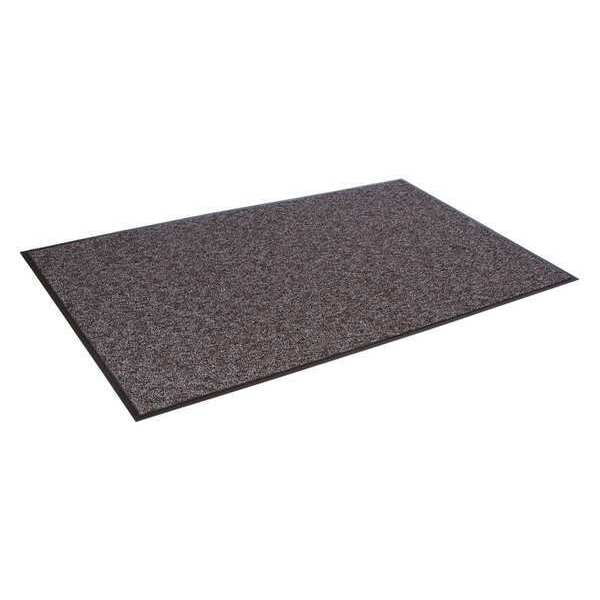 Carpeted Scraper Mat, Brown, 3 ft W x 10 ft L