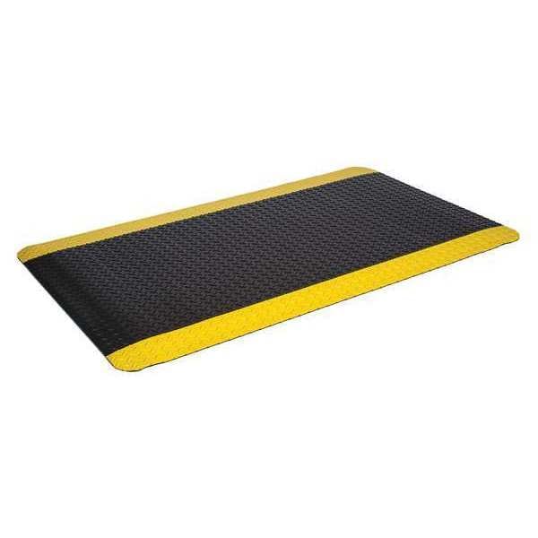 Antifatigue Mat, 75 ft. L x 2 ft. W, Black/Yellow
