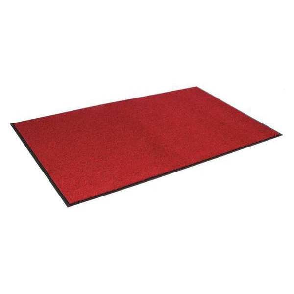 Economy Carpet Mat, Red, 3' W x 4' L