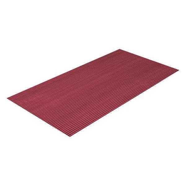 Anti-Bacterial Grid Mat, 2 in W x 40 in L, Red