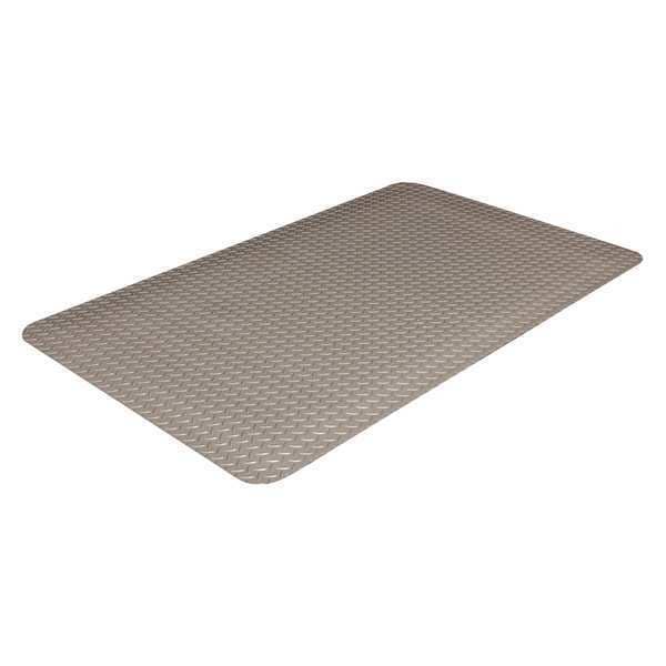 Antifatigue Mat, 3 ft. L x 2 ft. W, Gray