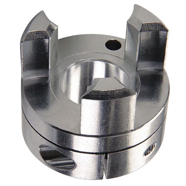 Clamp Jaw Coupling Hub, 15mm, Aluminum, OD 57.2 mm, L 80.0 mm