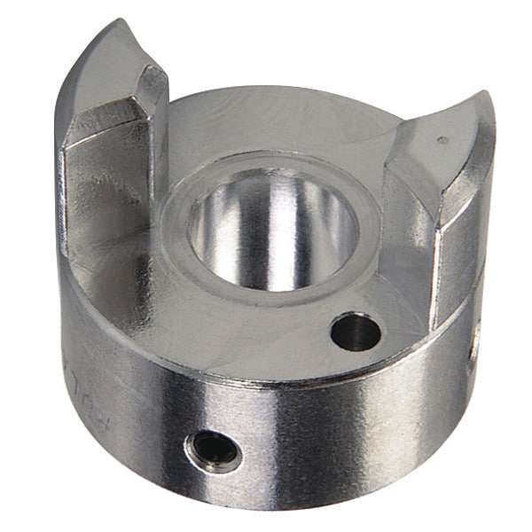 Set Jaw Coupling Hub, 7mm, Aluminum