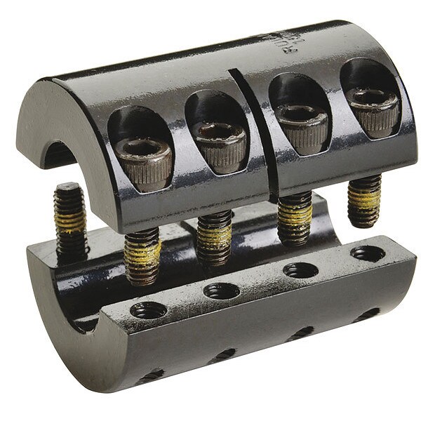 Rigid Coupling, 2-Pc, 1.5"x1.25", Steel