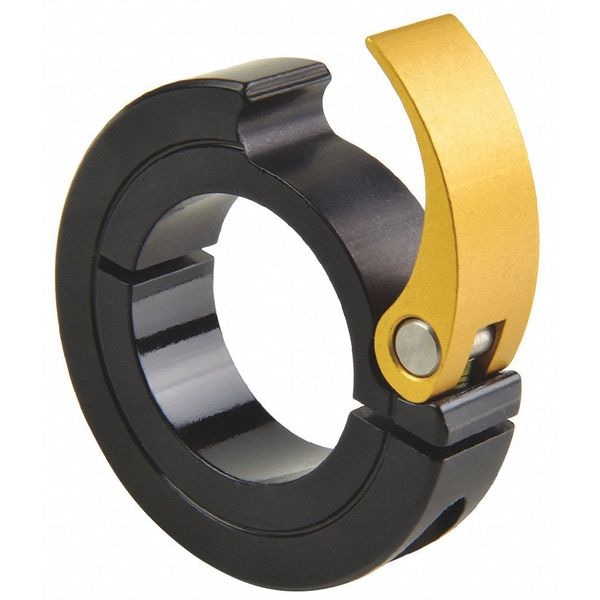 Quick Clamp Collar, 5/16", Aluminum, OD 1.496", W 0.394"