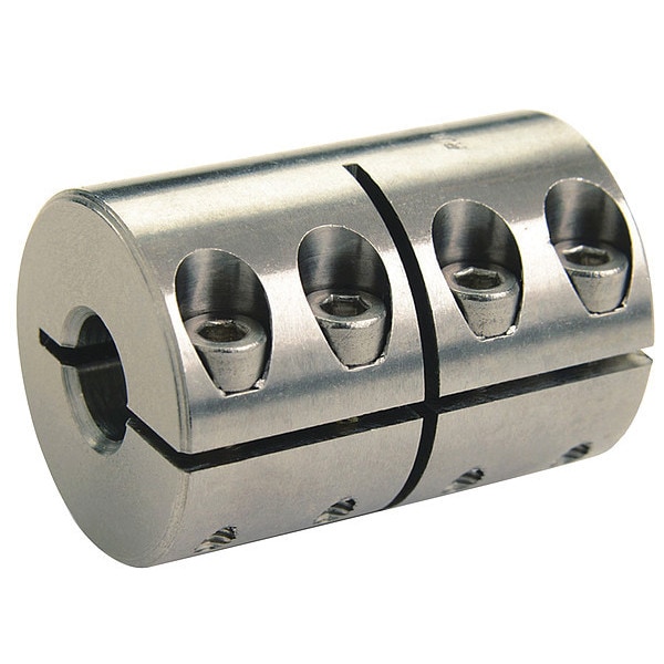 Rigid Coupling, 1-Pc, 1.5"x1.25", 303 SS, OD 2 5/8", L 3 7/8"