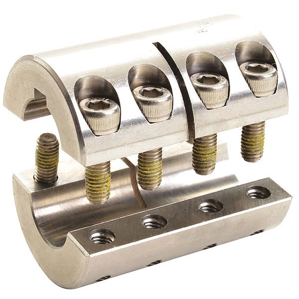 Rigid Coupling, 2-Pc, 15x14mm, 303 SS