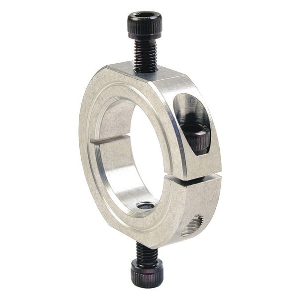 Shaft Collar, Mountable, 1.75", Aluminum, Screw Size: 1/4-28