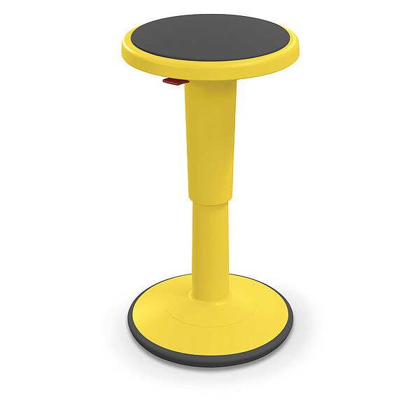 Grow Stool, Height Adjustable, Shrt, Yellow