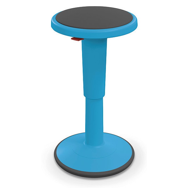 Grow Stool, Height Adjustable, Shrt, Blue
