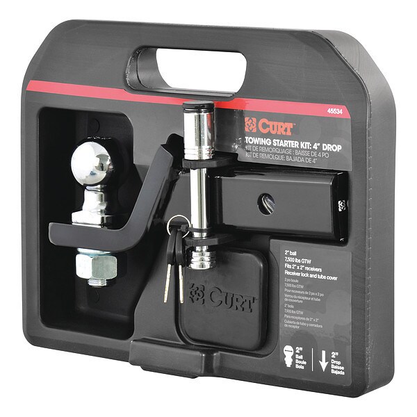 Towing Strtr Kit, 2" Ball, 2" Shnk, 2" Drp