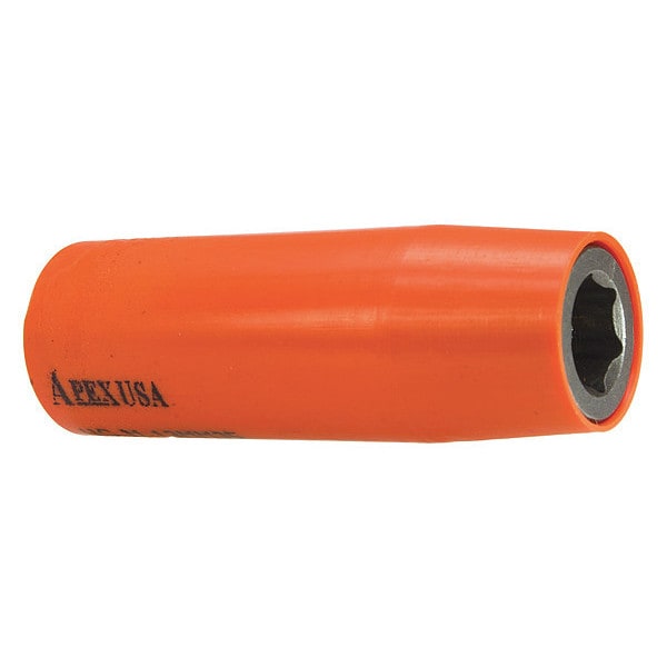 3/8 in Drive, 15mm Metric Socket, 6 Points, Metric, Standard, 15mm, 2