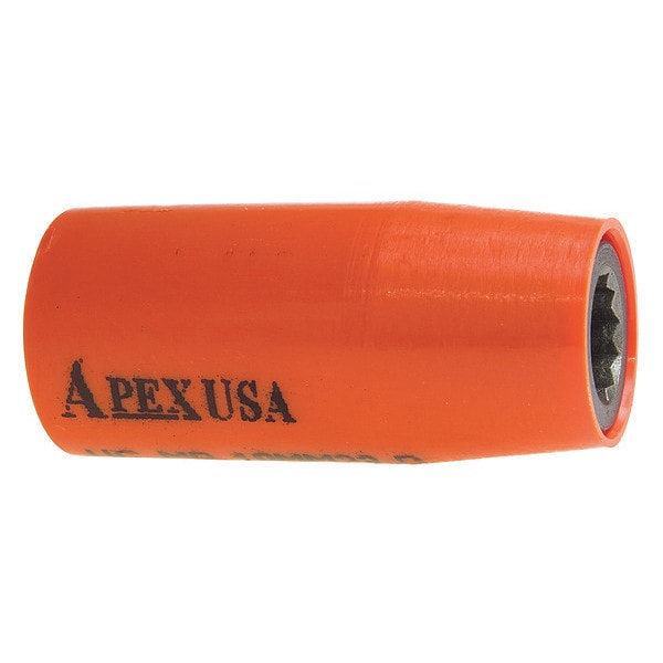 3/8 in Drive, 8mm Metric Socket, 6 Points, Metric, Standard, 8mm, 2