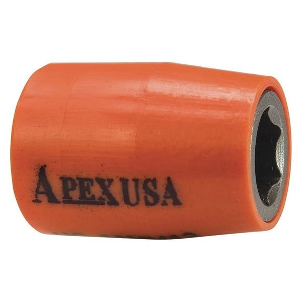 1/2 in Drive Socket with U-Guard Standard Socket, Urethane Covered, Metric, 13mm, 2-1/4", Square