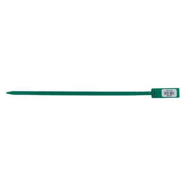Adjustable High Strength, Secure Grip Seal, Green, Seal Legend, PK100