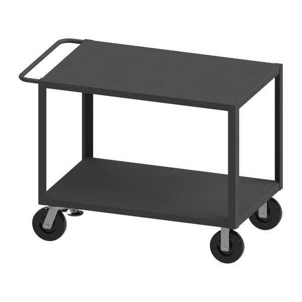 Hvy Dty Service Truck, 8"X2" Phenolic, 2 Shlvs-24X60, Floor Lock