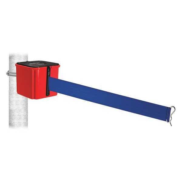 Belt Barrier, 20 ft. Belt L, Blue Belt, 4"H