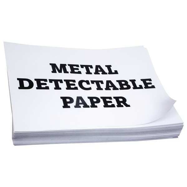 Detectable Paper, 8-1/2" x 11" Sheet Size, PK100