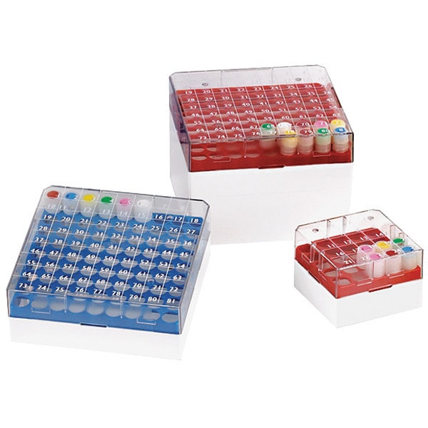 Cryogenic Vial Storage Box, Blue, PK8