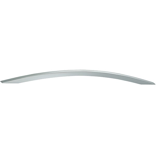 Pull Handle, 1-3/8" Proj., Brass, Chrome, Threaded Holes