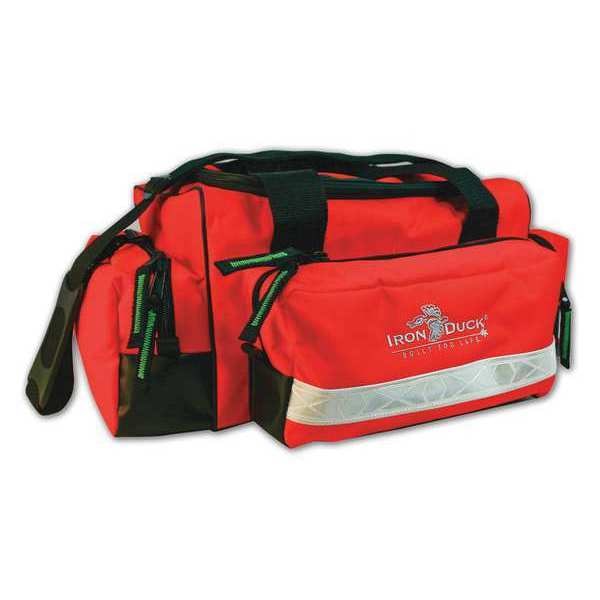 Trauma Bag, Nylon, 19 in L, 14 1/2 in W, Orange