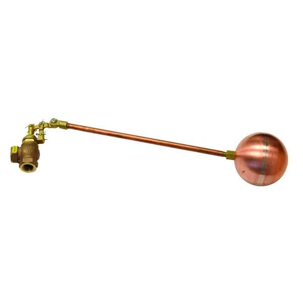 Float Valve, 1/2" Size, FNPT, 16" Rod L