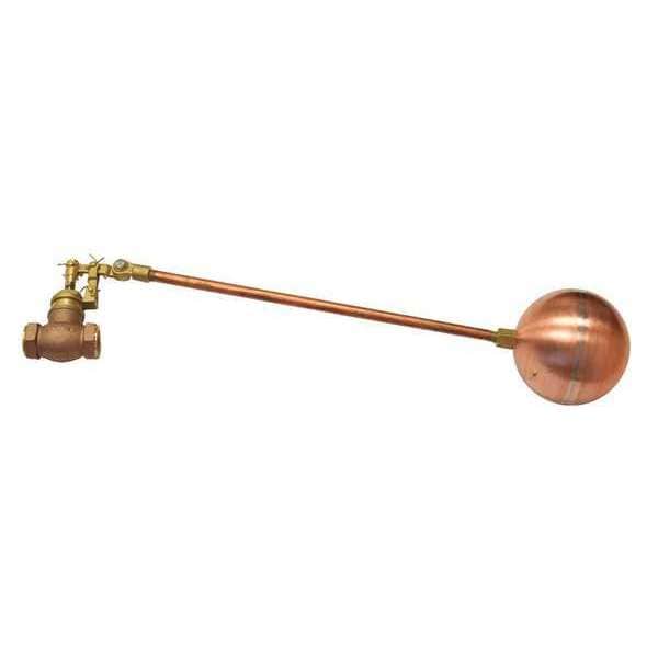 Float Valve, 1/2" Size, FNPT, 16" Rod L