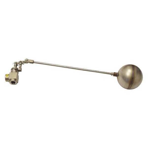 Float Valve, 1" Size, FNPT, 18" Rod L