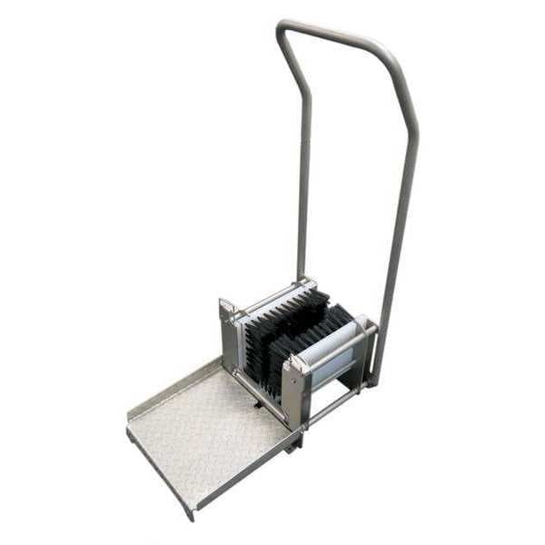 Dry Boot Scrubber, SS, 400 lb., 110VAC