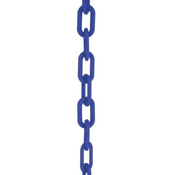 Plastic Chain, Blue, 50 ft Length, Gloss
