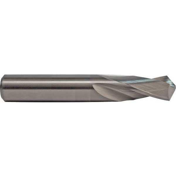 Screw Machine Drill Bit, 27/64 in Size, 118  Degrees Point Angle, Solid Carbide, Uncoated Finish