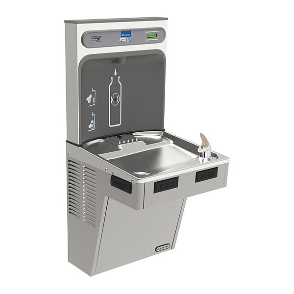 EZH2O-EMABFDL, Combo 1 Levels, Light Gray Granite, Indoor