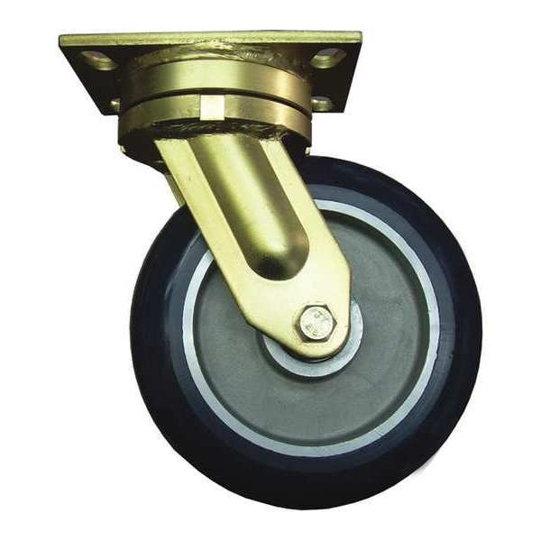 Maint Free Swivel, w/10x3" Urethane Wheel