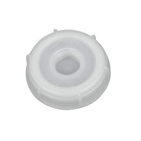 Plastic Pail Lid, White, Round, 2-3/4", PK10