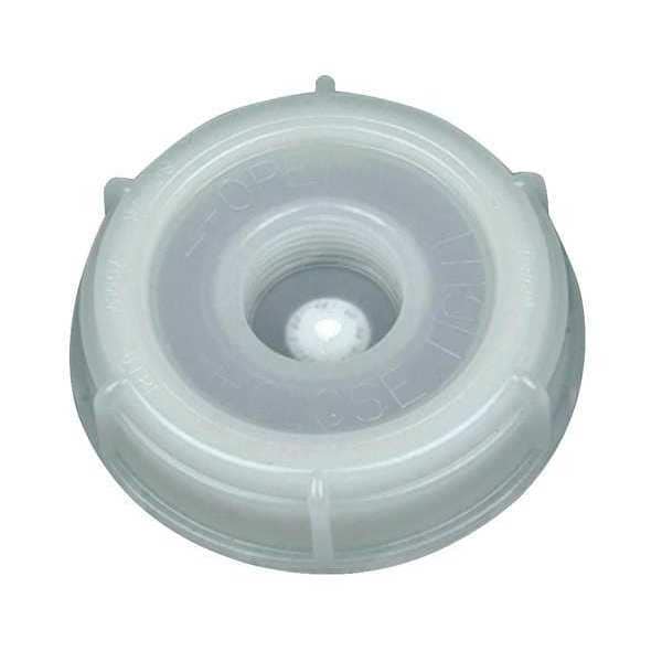 Plastic Pail Lid, Round, White, 2-3/4", PK10