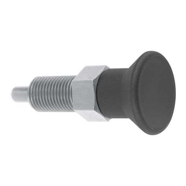 Indexing Plunger, Size: 4, D1= M20X1.5, D=10, Style A, Non-Lockout WO Locknut, SS, Pin Hardened