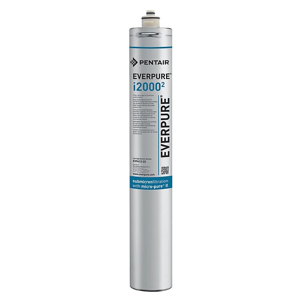 Replacement Ice Maker Quick Connect Filter, 0.5 micron, 1.7 gpm, 9000 gal, 20-3/4 in H