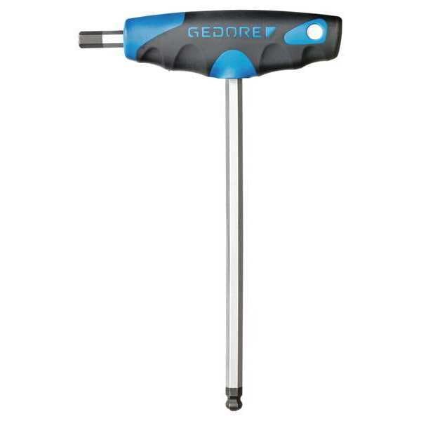 Metric Plain Ball Hex Key Hex Key, 2.5 mm Tip Size, 5 63/64 in Long, 3 47/64 in Short