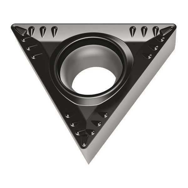Triangle Turning Insert, Triangle, 7/32 in, TCMT, 0.8 mm, Carbide