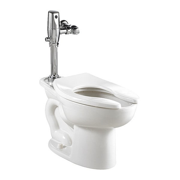 Madera DualFlushEverCleanToiletWh, 1.1 to 1.6 gpf, Flushometer Dual Flush, Floor Mount, Elongated
