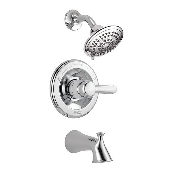 Faucet Tub & Shower Tub / Shower Faucet, Wall, Chrome