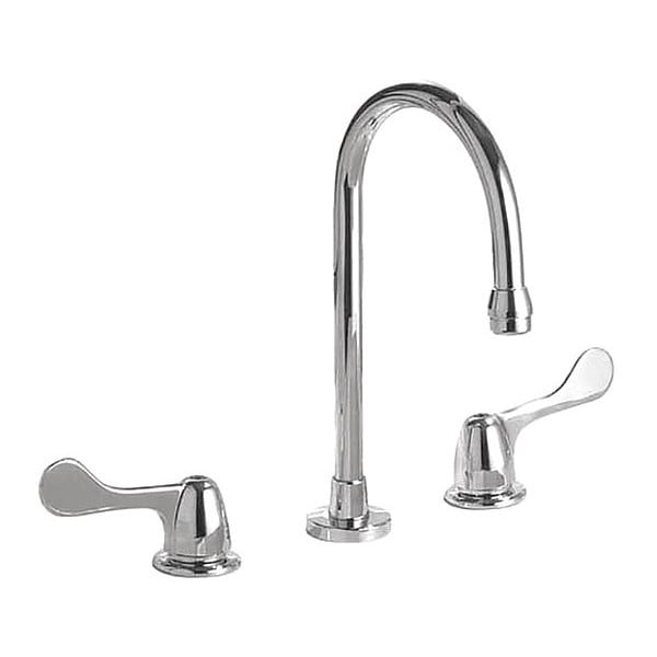 Dual Handle Widespread Lavatory Faucet, Chrome 3-hole 6-16" installation Hole
