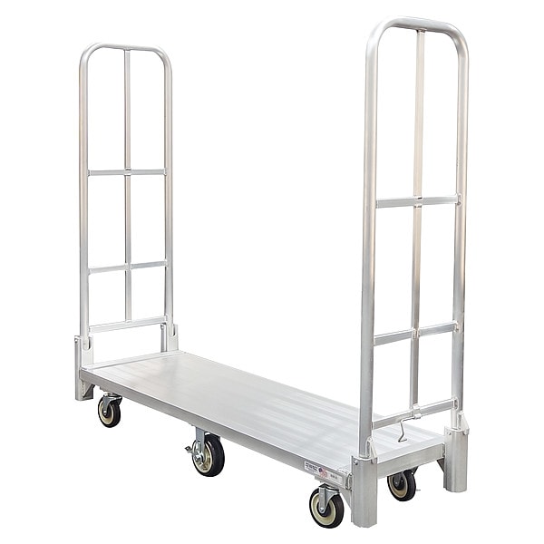Platform Truck, 1500lb, Deck 62x20x9 5/8